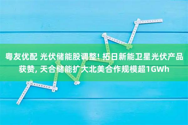 粤友优配 光伏储能股调整! 拓日新能卫星光伏产品获赞, 天合储能扩大北美合作规模超1GWh